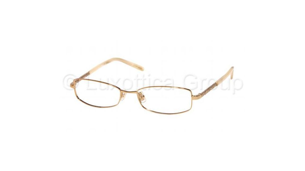 Miu Miu MU59EV Progressive Eyeglasses - Shiny Brass Demo Lens Frame / 50 mm Prescription Lenses, 7OE1O1-5016
