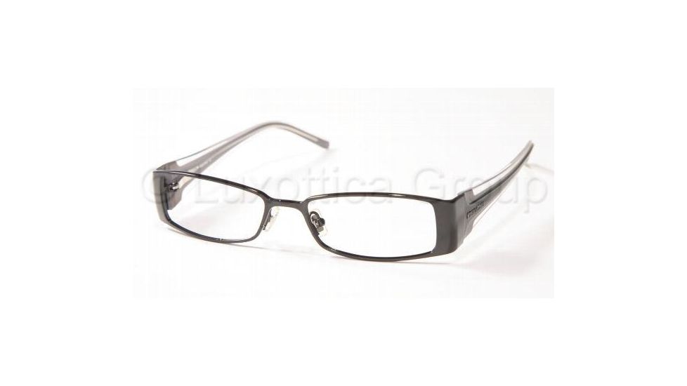 Miu Miu MU 68DV Eyeglasses Styles -  Gloss Black Frame w/Non-Rx 49 mm Diameter Lenses, 7AX1O1-4916