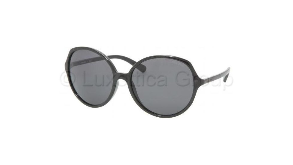 Miu Miu MU13LS Sunglasses 1AB1A1-5917 - Gloss Black Gray