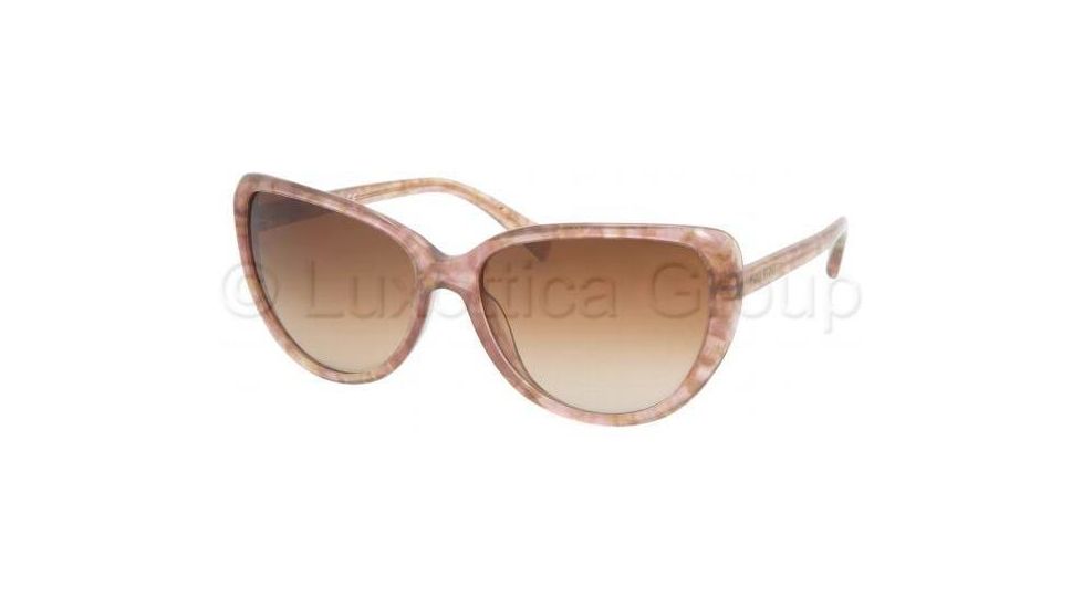 Miu Miu MU16LS Sunglasses ABU1Z1-6016 - Rondini Brown Brown Gradient