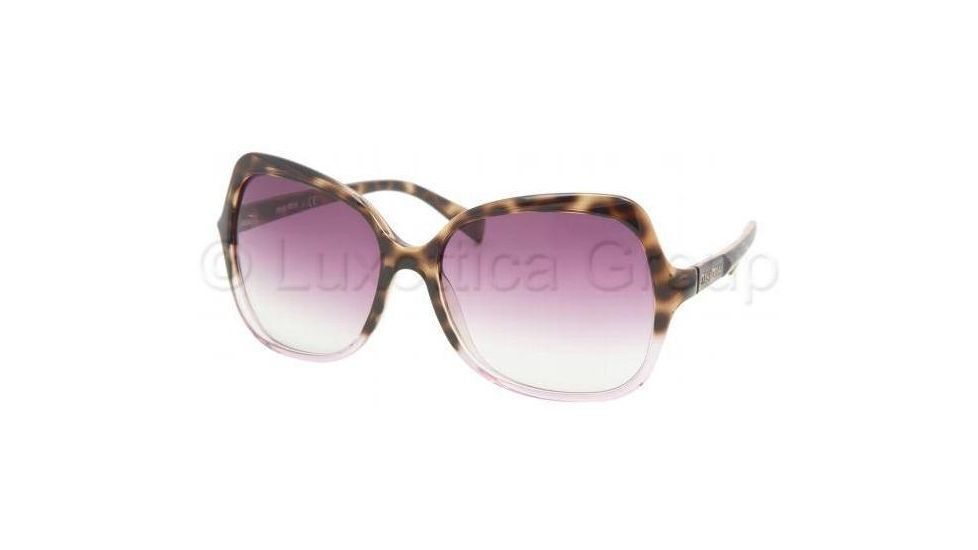 Miu Miu MU18LS Sunglasses NND4V1-6016 - Dark Tortoise On Lilac Violet Gradient