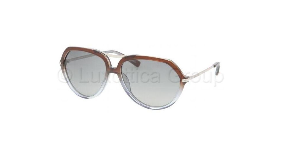 Miu Miu MU19LS Sunglasses EF43M1-6015 - Dark Brown On Denim Gray Gradient