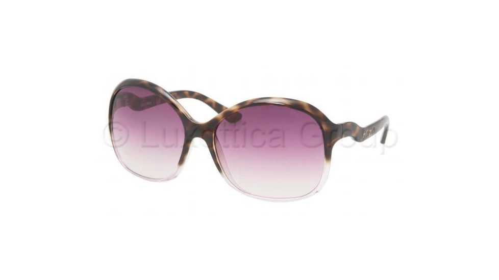 Miu Miu Sunglasses MU06LS NND4V1-5916 - Brown Tortoise On Lilac Frame, Violet Gradient Frame, 59mm Lens Diameter