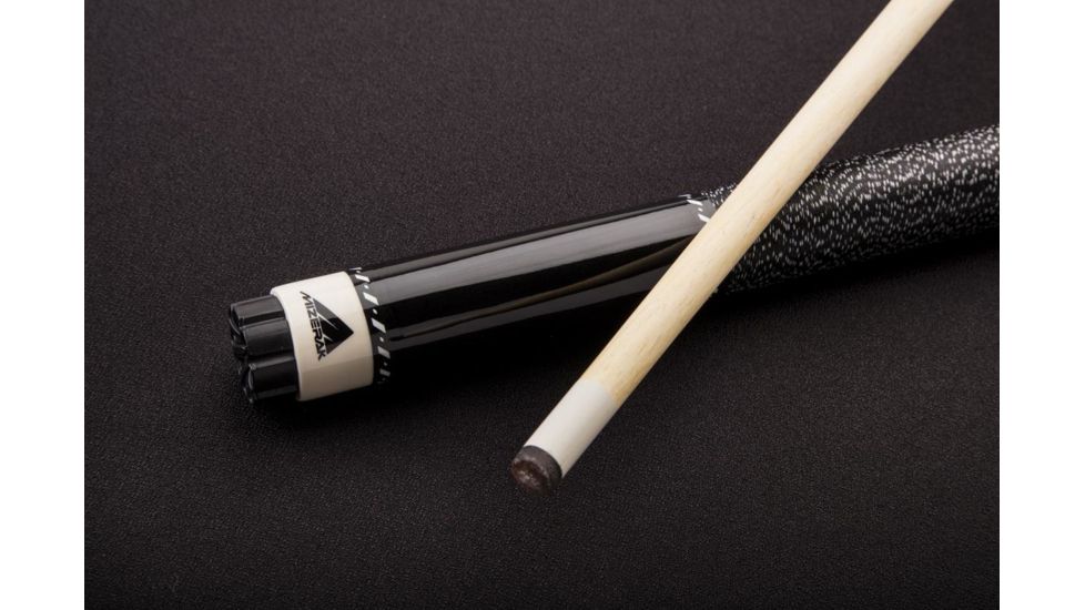 Mizerak 57in Two-Piece Hardwood Cue, Black P1862BK