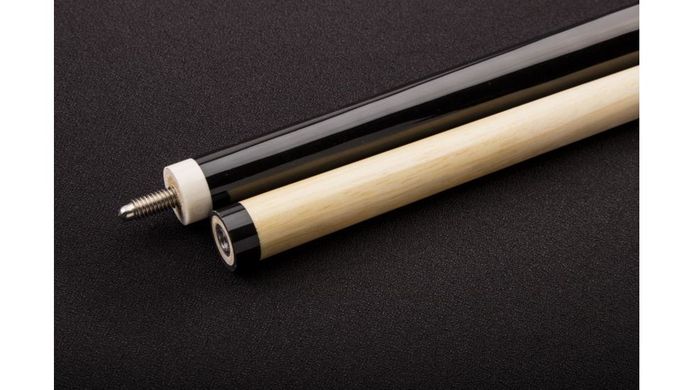 Mizerak 57in Two-Piece Hardwood Cue, Black P1862BK
