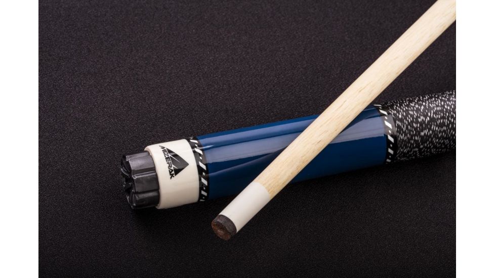 Mizerak 57in Two-Piece Hardwood Cue, Blue P1862BL