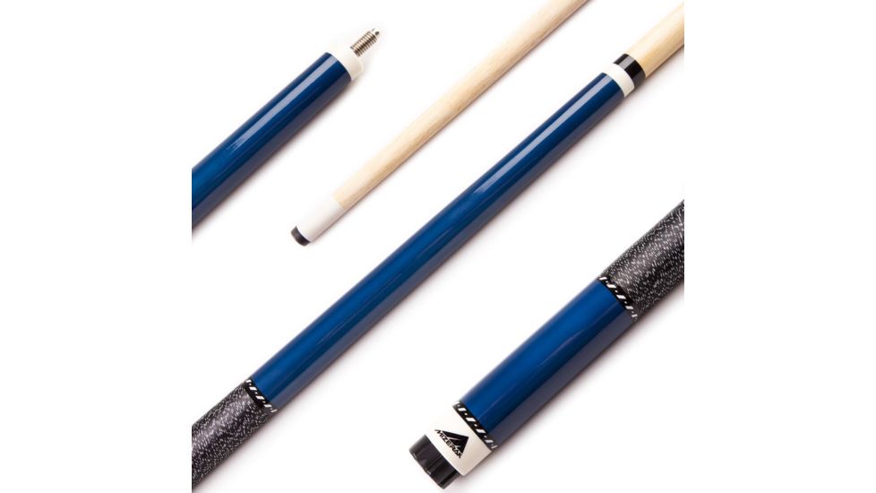 Mizerak 57in Two-Piece Hardwood Cue, Blue P1862BL