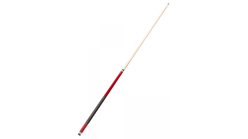 Mizerak 57in Two-Piece Hardwood Cue, Red P1862R