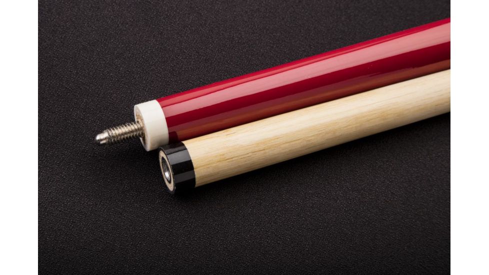 Mizerak 57in Two-Piece Hardwood Cue, Red P1862R