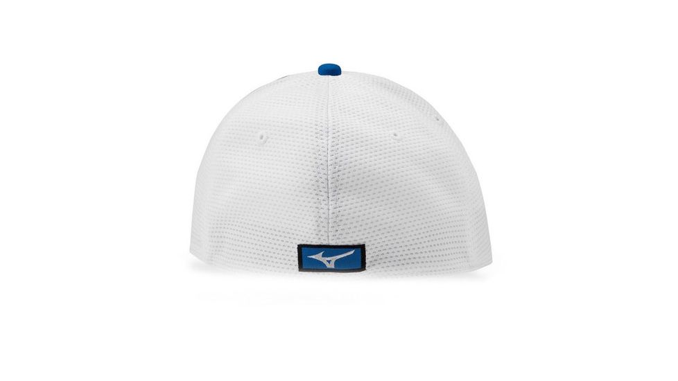 Mizuno Tour Fitted Logo Cap, Staff/White, Small - Medium, 260271.5900.11.SMD