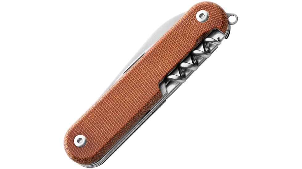 MKM Campo 7 Multipurpose Folding Knife, 2.8in, CPM MagnaCut, Micarta Handle, Natural, MK CP07MAG-NC