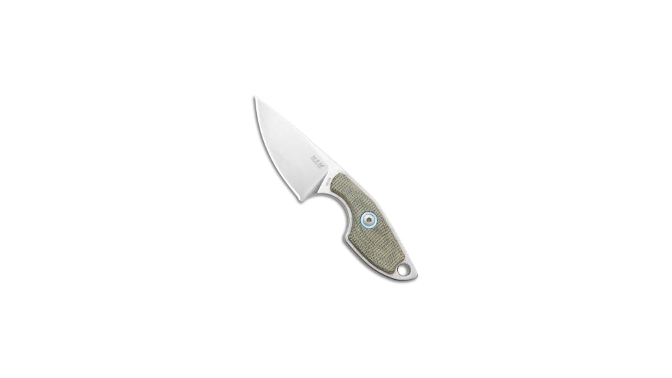 Mkm MKM Voxnaes Mikro 1 Fixed Blade Knife Green Canvas Micarta 2" SW, Green, Bohler M390, adult, BHQ-117232