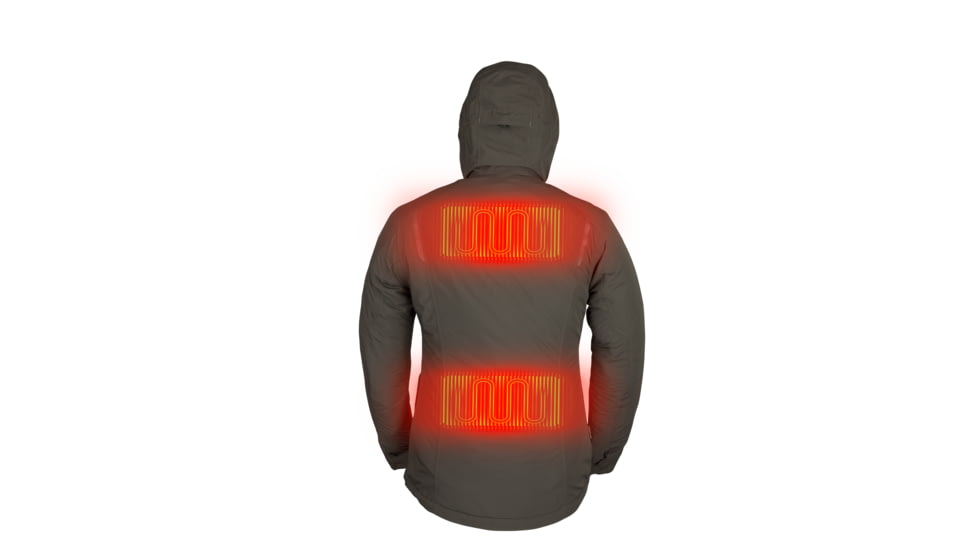 Mobile Warming 12V Heated Pinnacle Waterproof Parka Jacket - Womens, Thyme, Large, MWWJ13270420