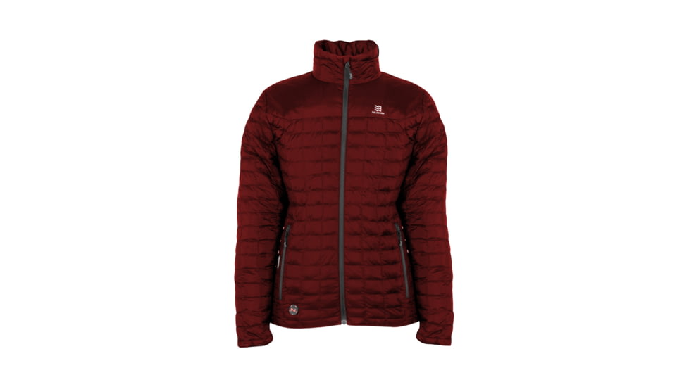 Mobile Warming 7.4V Heated Back Country Jacket - Womens, Burgandy, Medium, MWWJ04310320