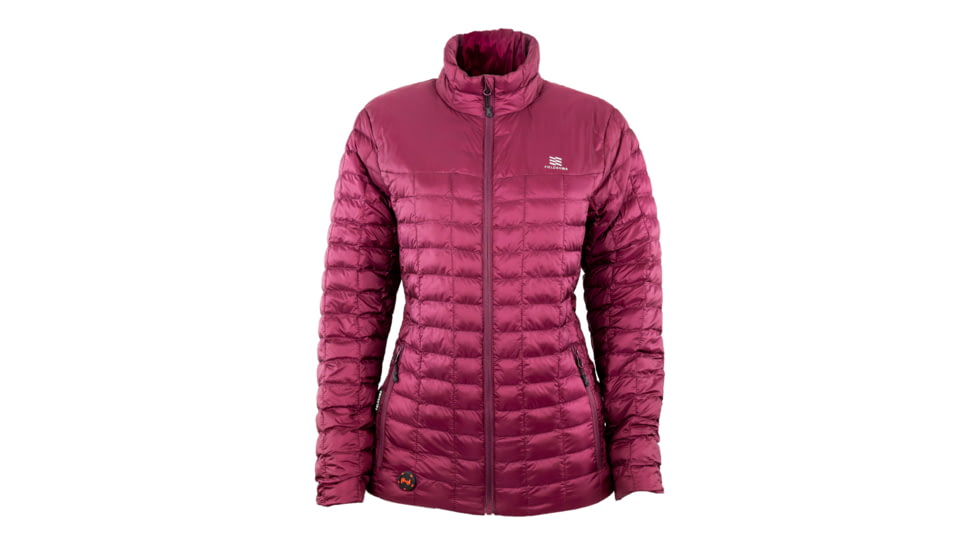 Mobile Warming 7.4V Heated Back Country Jacket - Womens, Burgundy, Medium, MWWJ04310320