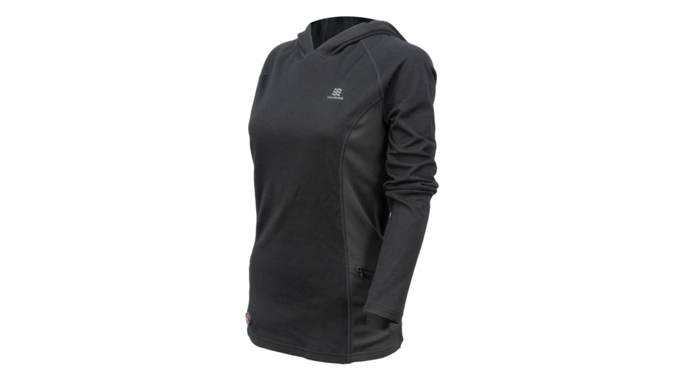 Mobile Warming 7.4V Heated Merino Baselayer Shirt - Womens, Black, Medium, MWWT14010321