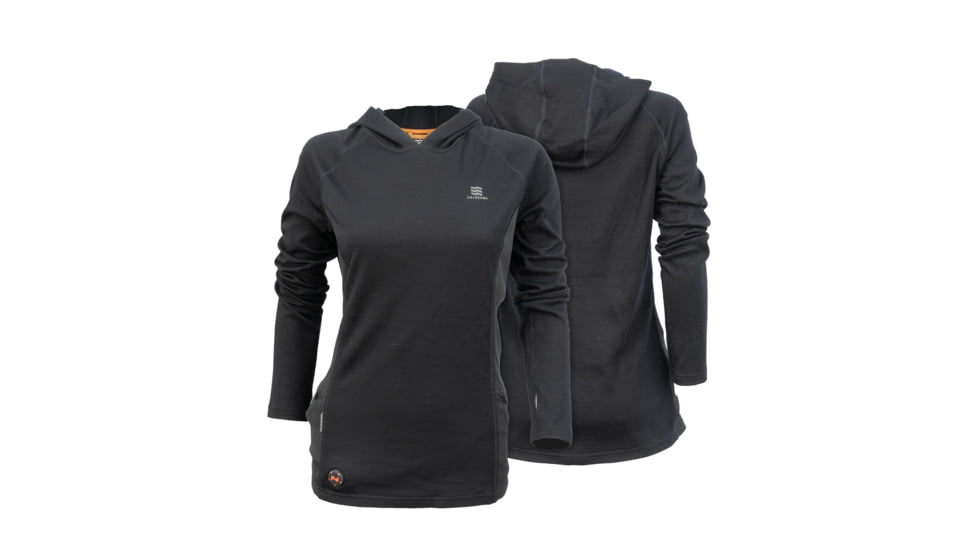 Mobile Warming 7.4V Heated Merino Baselayer Shirt - Womens, Black, Medium, MWWT14010321