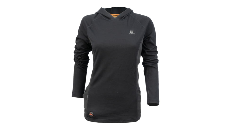 Mobile Warming 7.4V Heated Merino Baselayer Shirt - Womens, Black, Medium, MWWT14010321