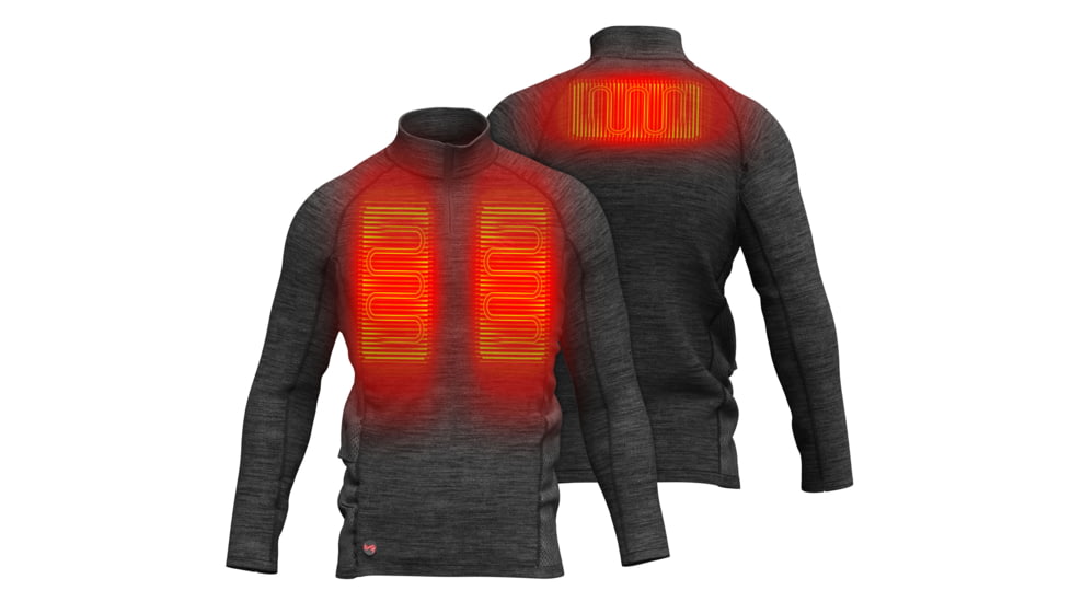 Mobile Warming 7.4V Heated Primer Plus Baselayer Shirt - Mens, Gray, 2XL, MWMT12010620