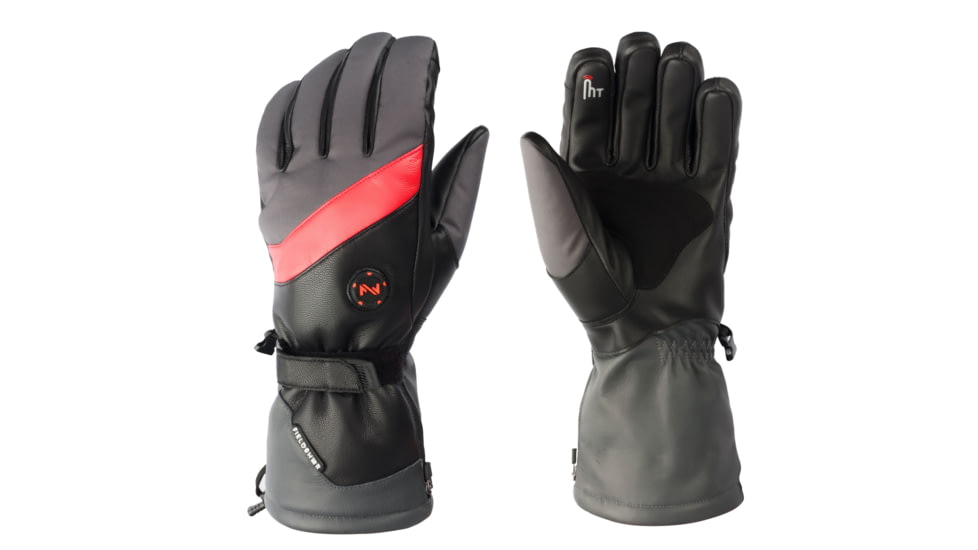 Mobile Warming 7.4V Heated Slopestyle Glove, Black/Gray, Large, MWUG02240420