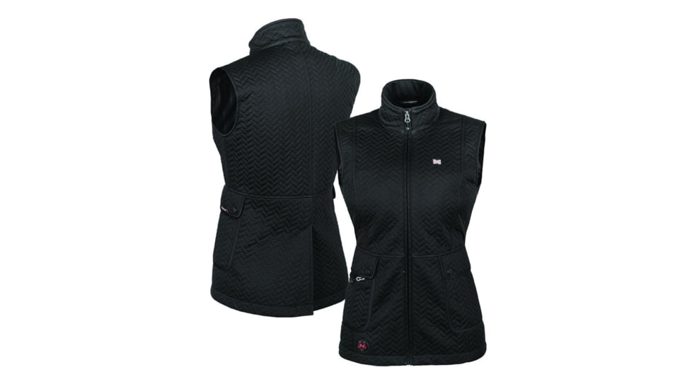 Mobile Warming Cascade Vest - Womens, Black, Medium, MWJ19W09-01-03