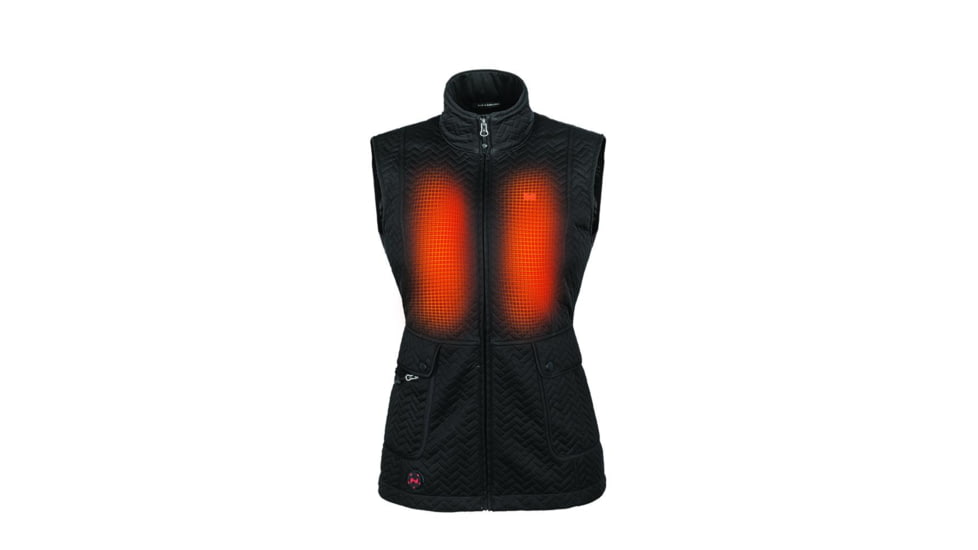 Mobile Warming Cascade Vest - Womens, Black, Medium, MWJ19W09-01-03