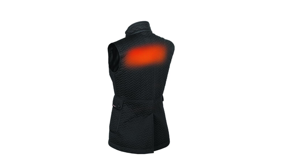 Mobile Warming Cascade Vest - Womens, Black, Medium, MWJ19W09-01-03