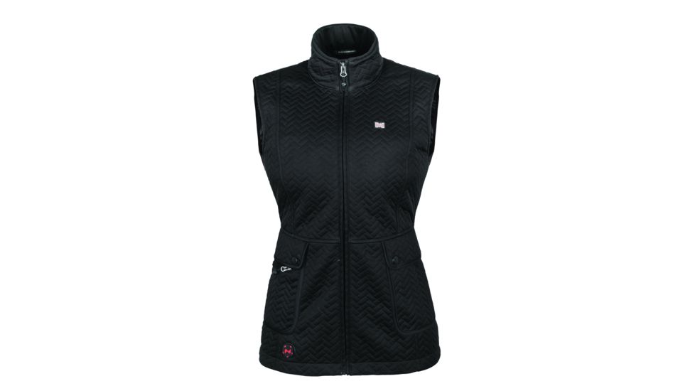 Mobile Warming Cascade Vest - Womens, Black, Medium, MWJ19W09-01-03