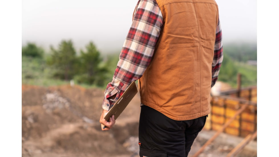 Mobile Warming Foreman Vest - Mens, Tan, Extra Large, MWJ19M17-16-05