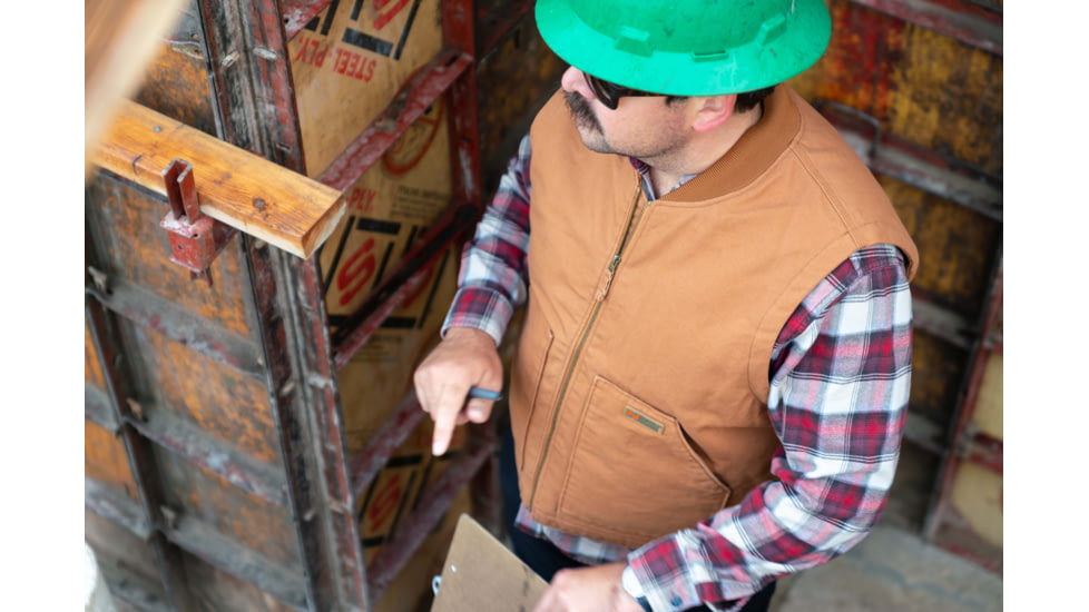 Mobile Warming Foreman Vest - Mens, Tan, Extra Large, MWJ19M17-16-05