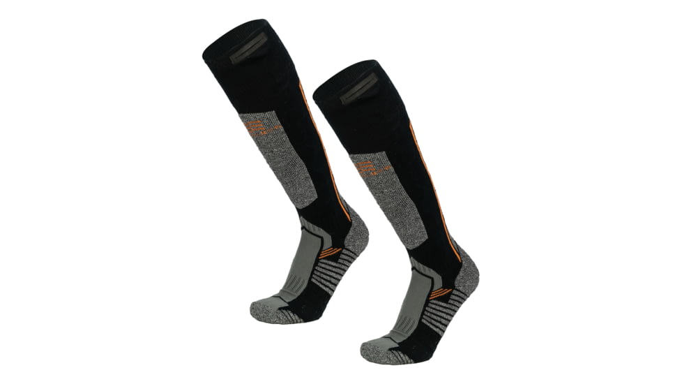Mobile Warming Pro Compression Heated Socks, Black, Large, MWUS12220421