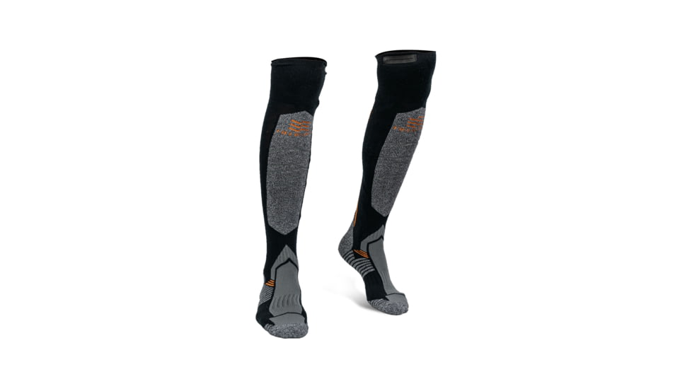 Mobile Warming Pro Compression Heated Socks, Black, Large, MWUS12220421