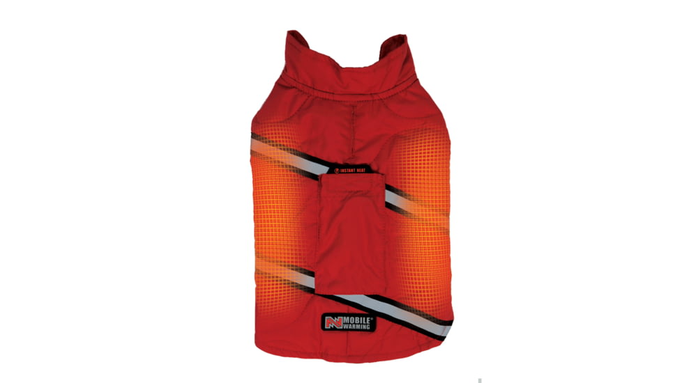 Mobile Warming Rover Mini Vest, Red, Large, MW18A07-09-04