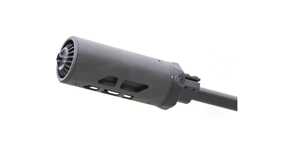 MODTAC Precision Rifle Suppressor Shield, .750in Barrel Diameter, Natural/Clear Coat Carbon Fiber, 6.0in, 18B-018-750-6-N