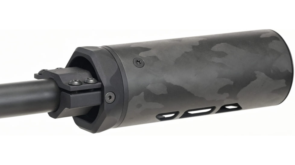 MODTAC Precision Rifle Suppressor Shield, .900in Barrel Diameter, Natural/Clear Coat Carbon Fiber, 9.5in, 18B-018-900-95-N