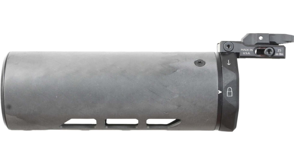 MODTAC U-RAC XL Suppressor Shield, Natural/Clear Coat Carbon Fiber, 6.0in, 18B-017-AR15-6-N