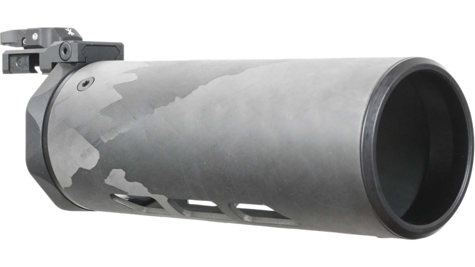 MODTAC U-RAC XL Suppressor Shield, Natural/Clear Coat Carbon Fiber, 6.0in, 18B-017-AR15-6-N