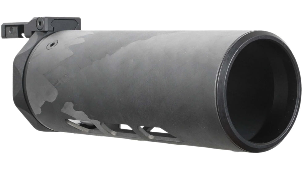 MODTAC U-RAC XL Suppressor Shield, Natural/Clear Coat Carbon Fiber, 6.0in, 18B-017-AR15-6-N