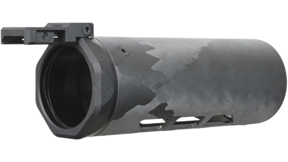 MODTAC U-RAC XL Suppressor Shield, Natural/Clear Coat Carbon Fiber, 6.0in, 18B-017-AR15-6-N