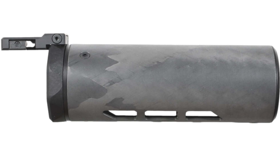MODTAC U-RAC XL Suppressor Shield, Natural/Clear Coat Carbon Fiber, 6.0in, 18B-017-AR15-6-N