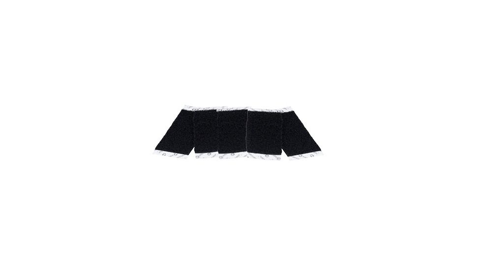 MOHOC Velcro Loop Strips 5pk, Black, One size fits all MH-VL5BK