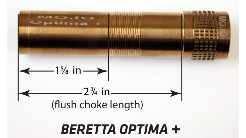 Mojo Beretta Optima Plus Choke Tube, Short, Bronze, FS108T