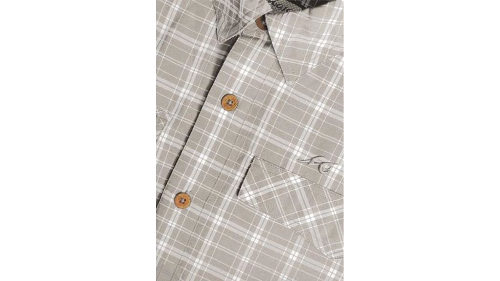 Mojo Sportswear Company Coastal Plaid Shirt Short Sleeve - Mens, Dune, 4XL, Dune - XXXXL - CPLS SS