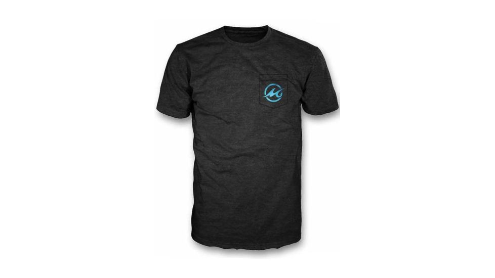 Mojo Sportswear Company Fins Up Tails Down Marlin Scene Short Sleeve Pocket T - Mens, Octopus Ink, 2XL, OCTIN - 2XL - MSFNTDMSPT