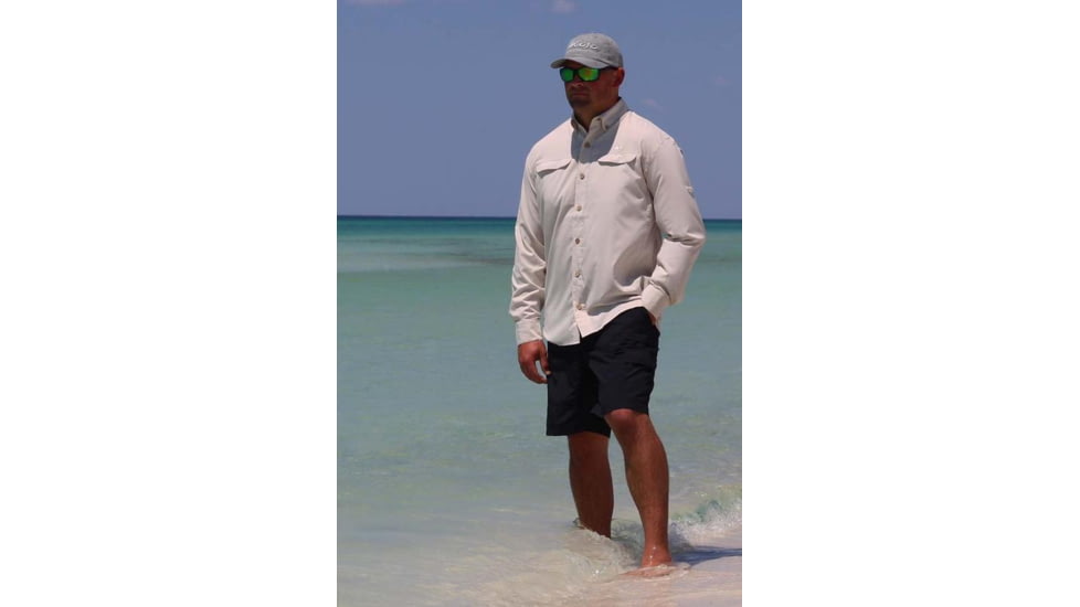 Mojo Sportswear Company Mr. Big Performance Vented Shirt Long Sleeve - Mens, Dune, 4XL, Dune - XXXXL - MBPRFVS