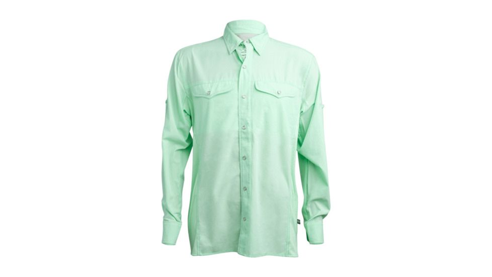 Mojo Sportswear Company Mr. Cool Ultimate Technical Fishing Shirt Long Sleeve - Mens, Sea Oat, Medium, Sea Oat - M - MCUTFSHTLS