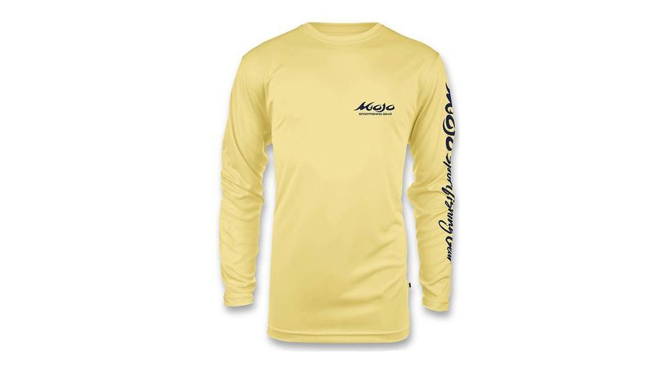 Mojo Sportswear Company Wireman X Redfish/Trout TX Flag - Mens, Yellowtail, Medium, YLWTL - M - MJWRMNXRTTXF