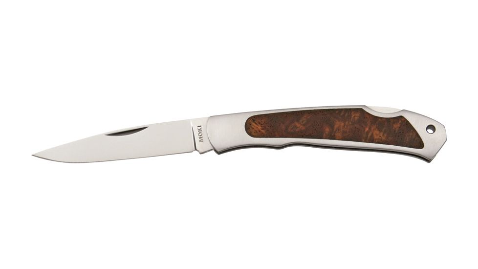 Moki Ezo Red Fox Knife, 3 3/8in. Closed MK610J