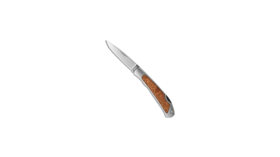 Moki Moki Knives Ezo Red Fox Lockback Knife 2.5" Satin MK610J, Wood, AUS-8, adult, BHQ-30842