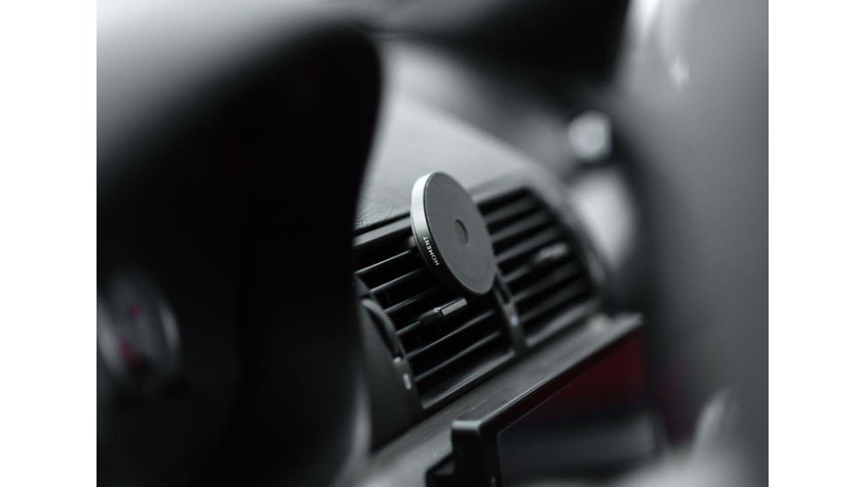 Moment Adjustable Car Vent Mount, For MagSafe, Black, 107-023-M